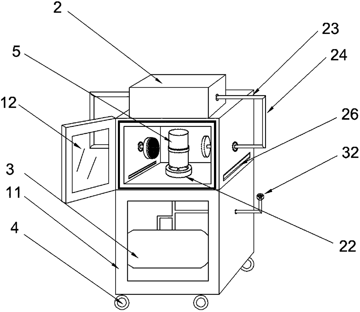 Vacuum tank detection anti-explosion device