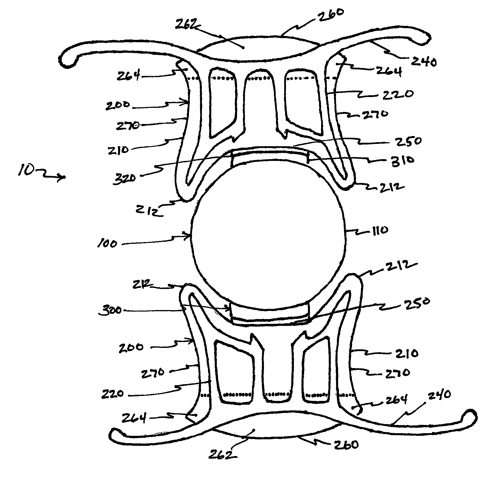 Semi-rigid framework for a plate haptic accommodating intraocular lens