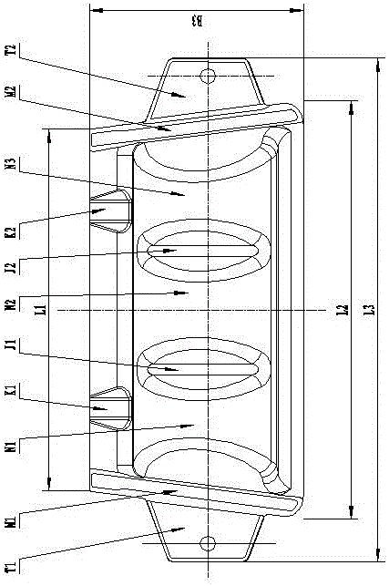 Long-life, safe and reliable forging cast iron mold for iron casting machine and manufacturing method thereof