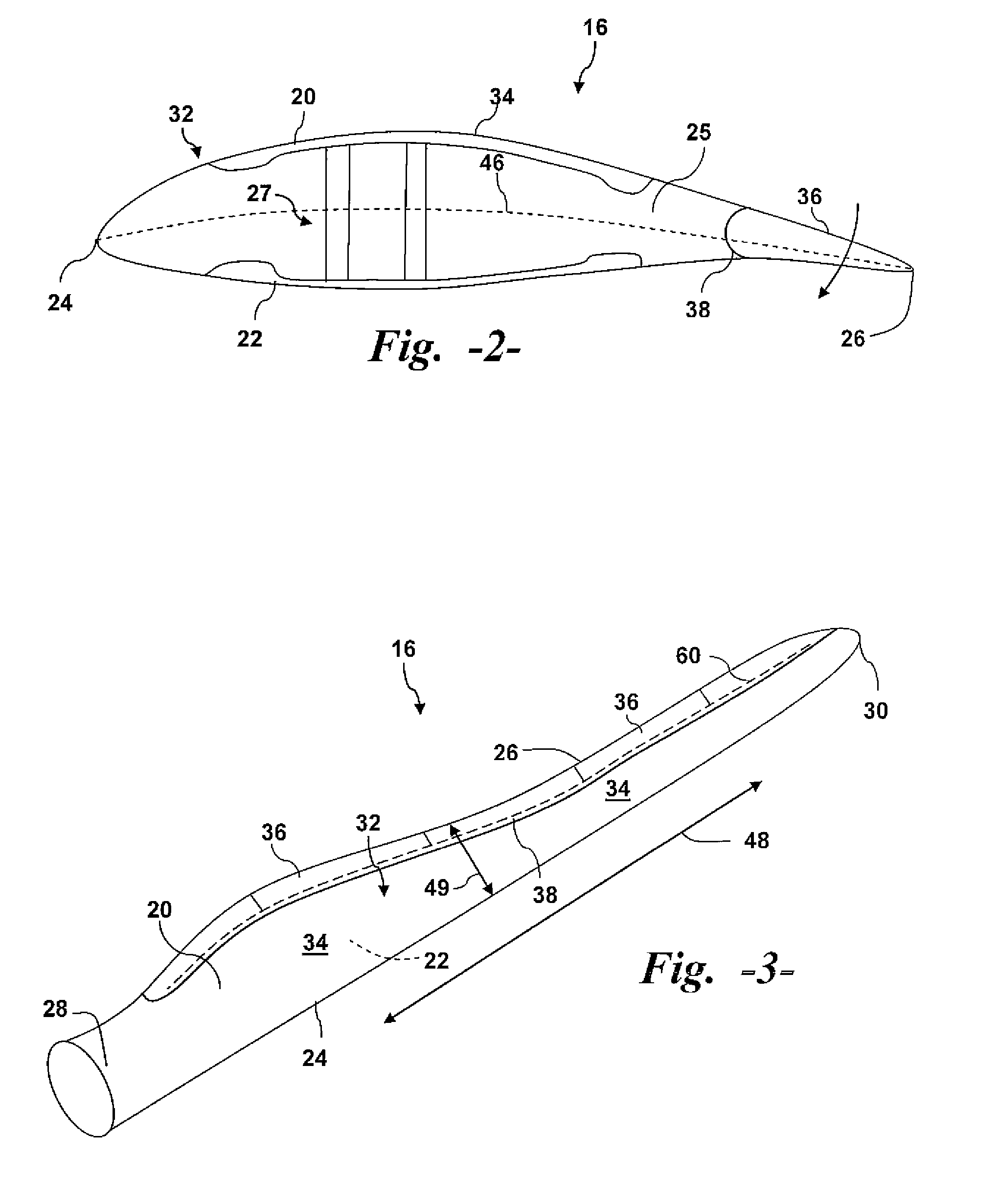 Wind turbine rotor blade with passively modified trailing edge component