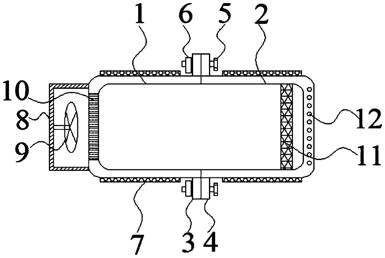 Transmission box body convenient to disassemble