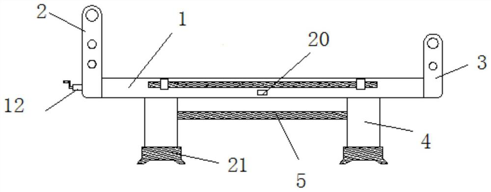 A kind of retractable restraint device for mental patients