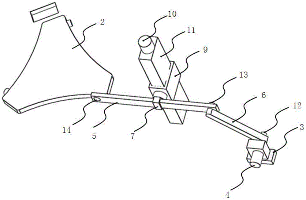 A three-branched six-degree-of-freedom robot driving mechanism