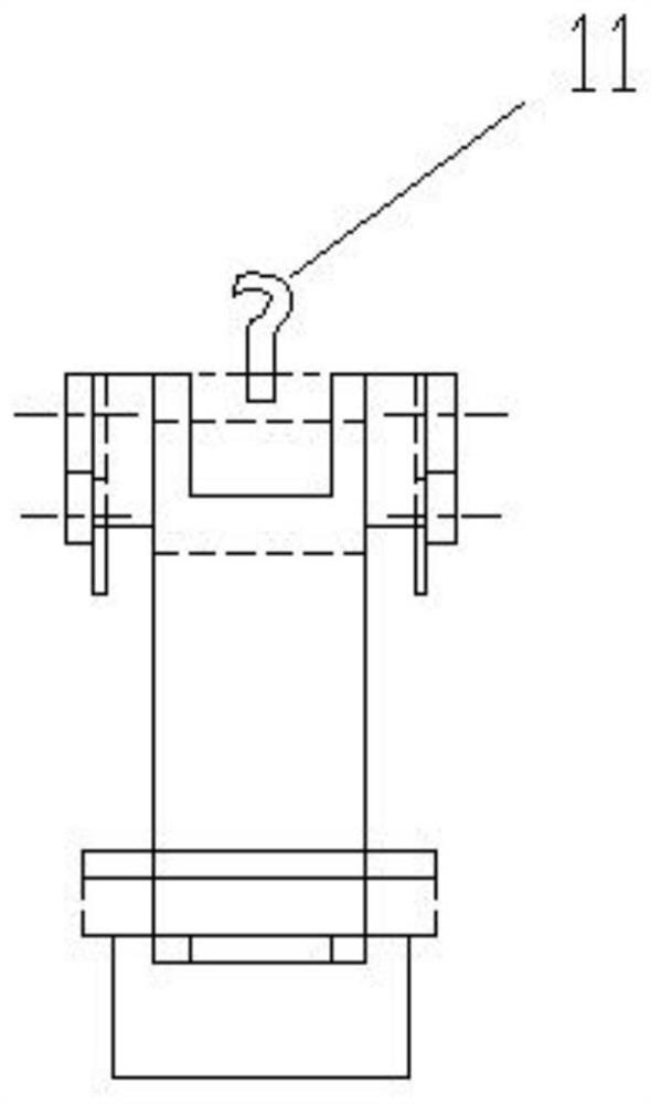 A new type of electroplating hanger for the inner wall of the oil cylinder