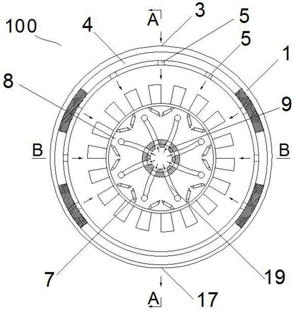 Motor cooling oil way structure