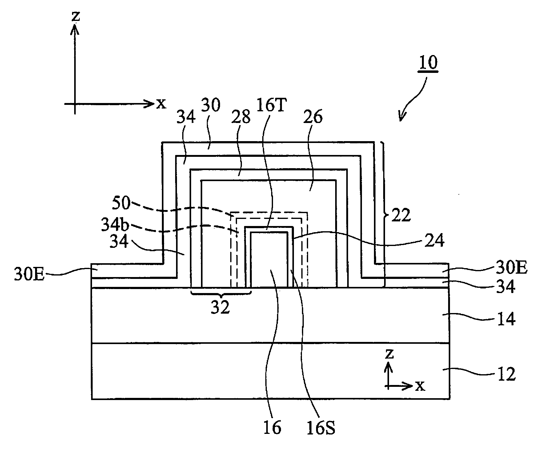 FinFET split gate EEPROM structure and method of its fabrication