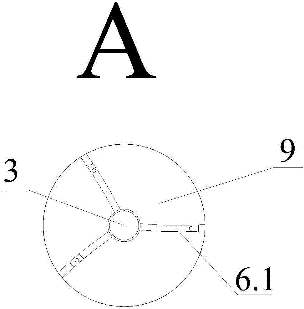 Spiral loosening knife device of coal bunker