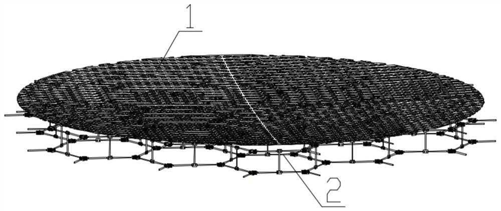 A truss-type synchronous deployable antenna