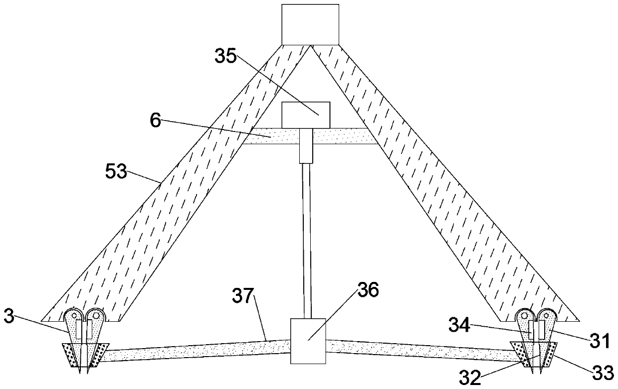 A four-pin electrode package positioning device for capacitors