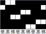 Weaving method of ribbon-like filament double-sided fabric