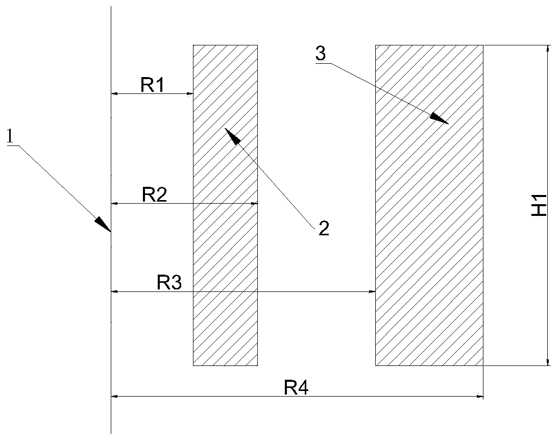 Non-invasive winding temperature measurement method for forced oil circulation air-cooled layer winding transformer