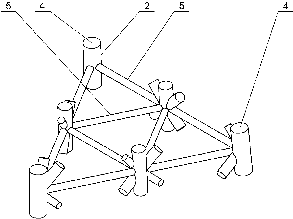 Segmented manufacturing and splicing method for large steel tube truss curved beam with variable cross-sections