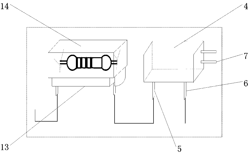 Quick-assembling type voltage sensor applied to intelligent electric appliances and capable of realizing hot-line work