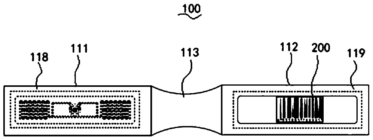 Aviation printing luggage RFID tag