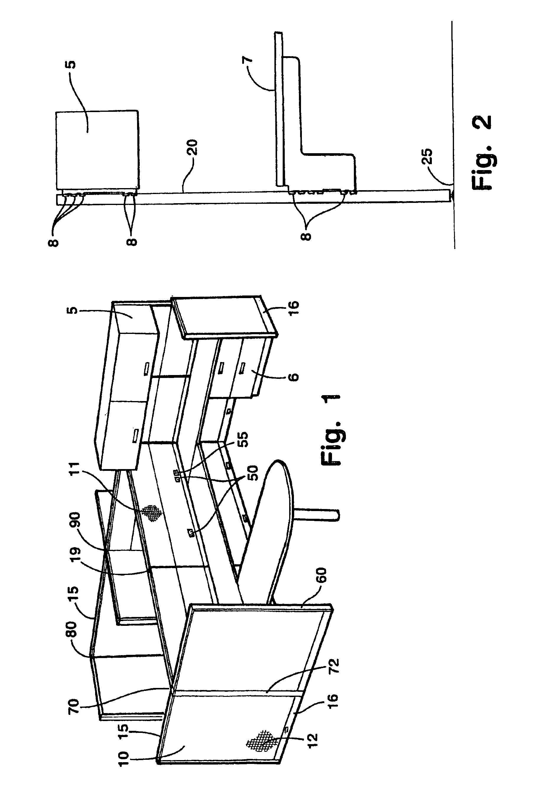 Knock-down portable partition system