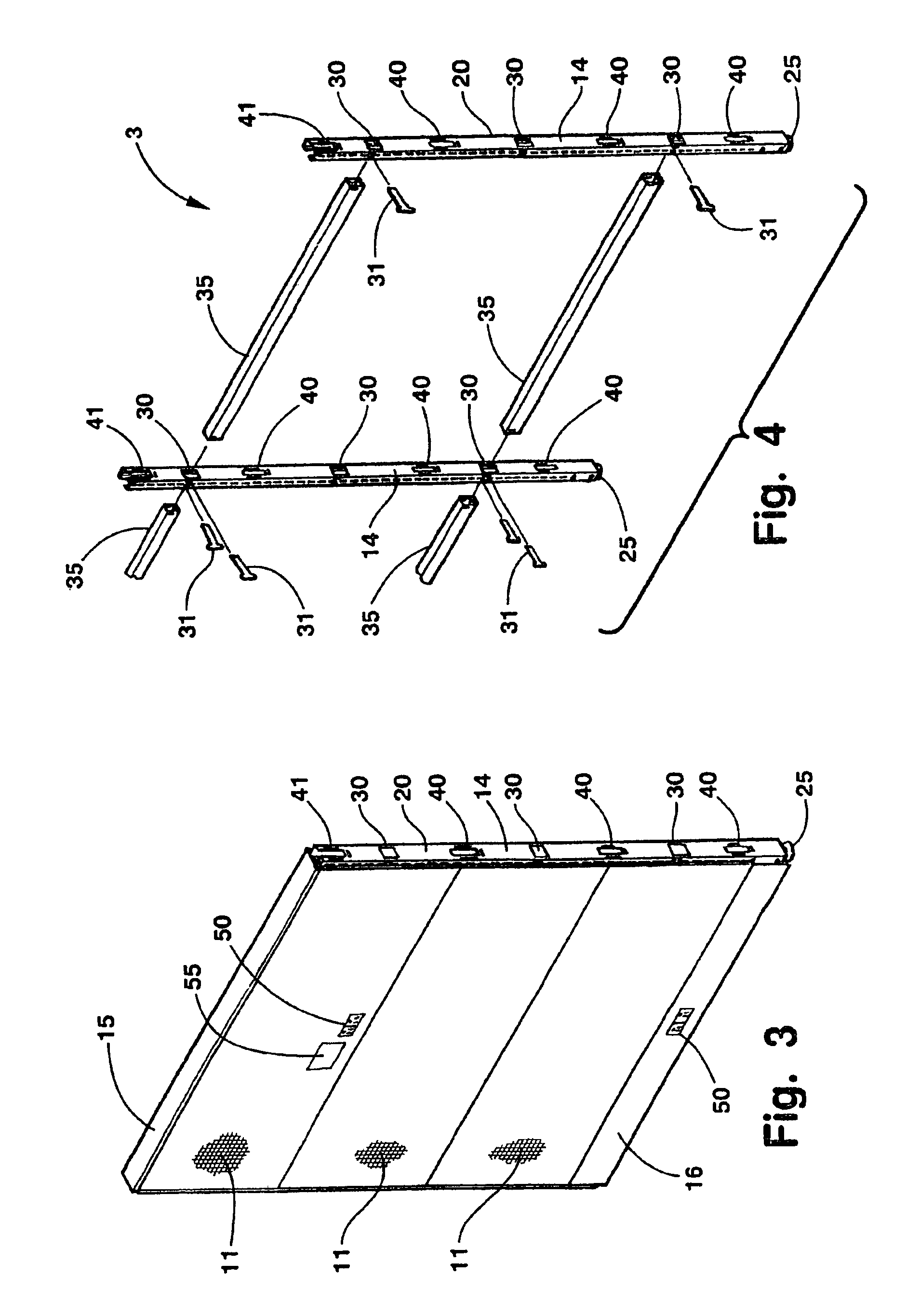 Knock-down portable partition system