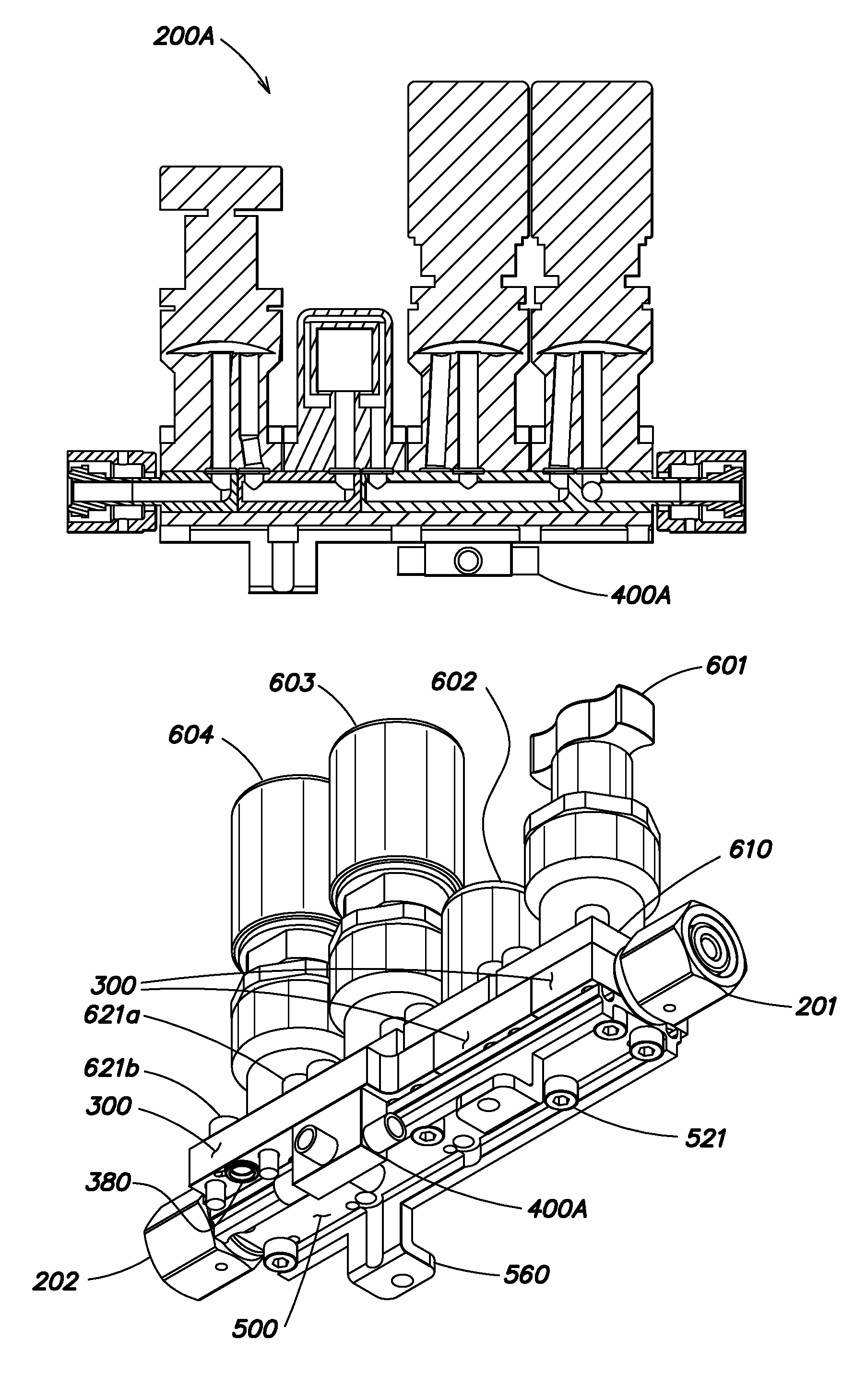 Fluid delivery substrates for building removable standard fluid delivery sticks