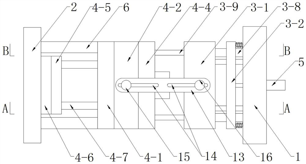 Rapid demolding injection mold for automobile lampshade