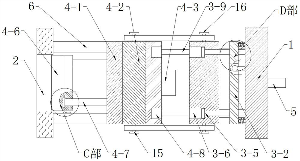 Rapid demolding injection mold for automobile lampshade