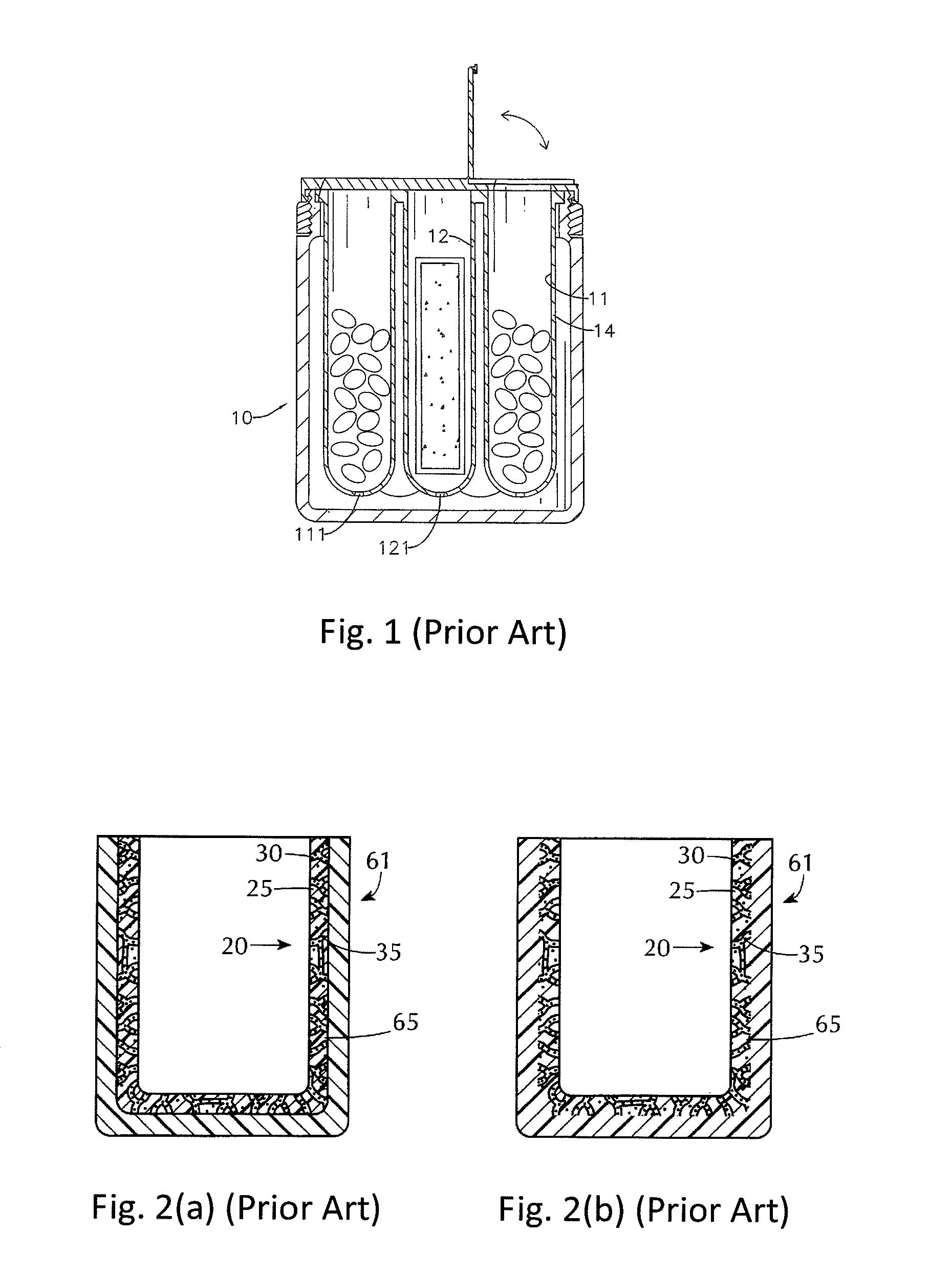 Desiccating container