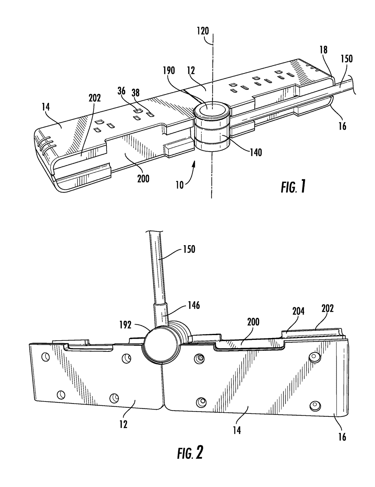 Foldable power strip