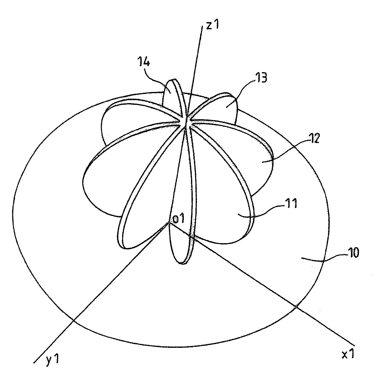 Broadband antenna with omnidirectional radiation