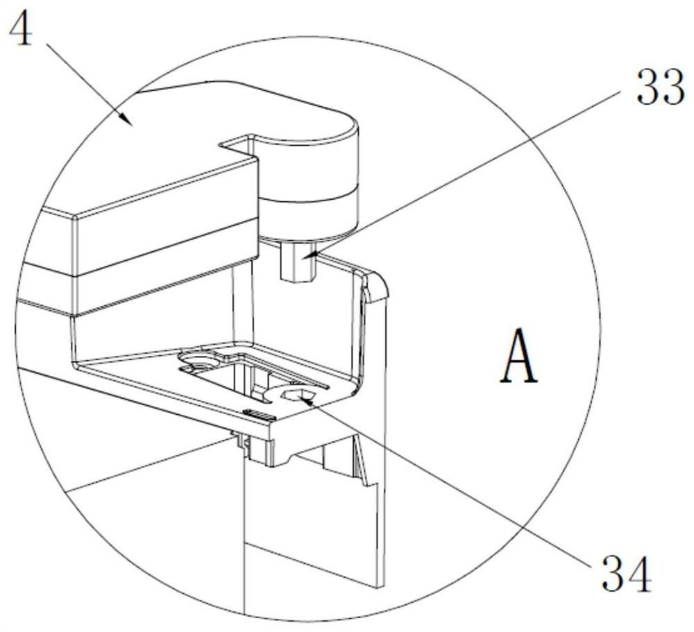 Electric opening and closing system and method for side-opening door body of refrigerator