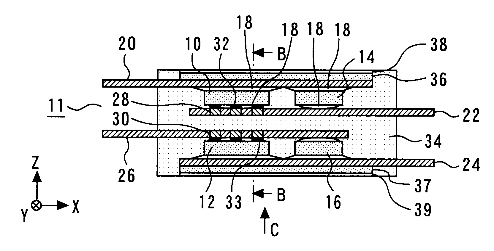 Resin sealed semiconductor device and manufacturing method therefor