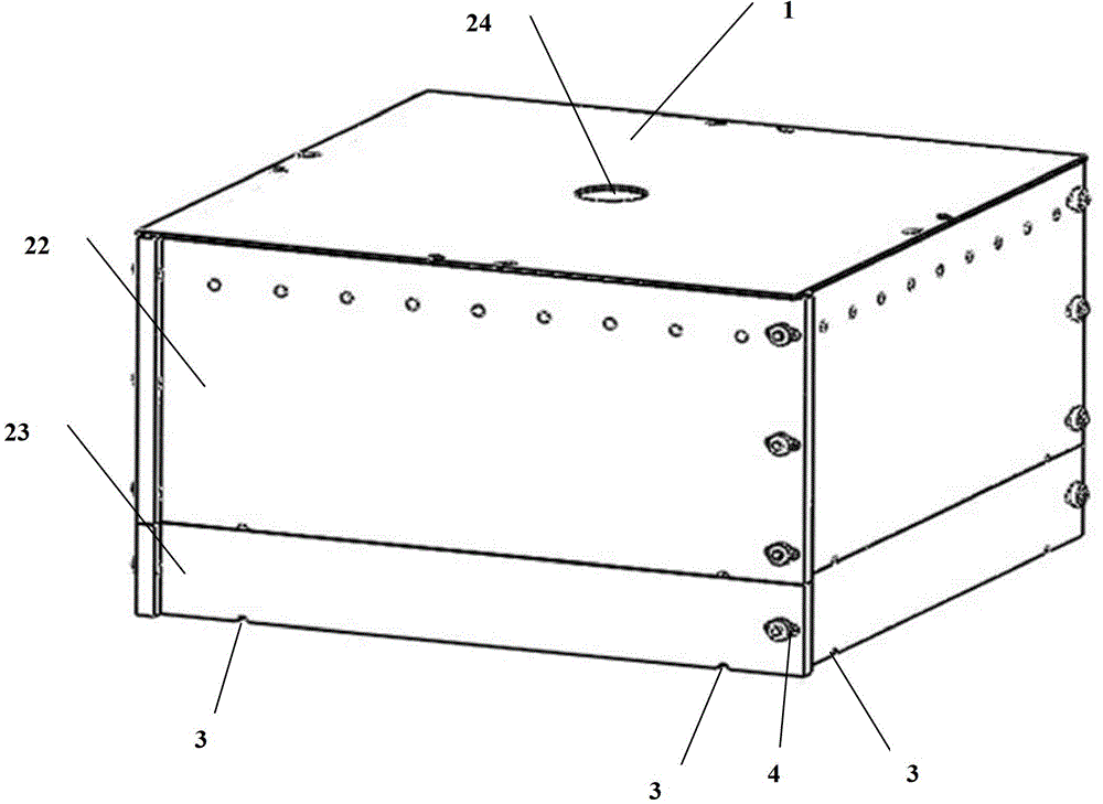 A protective device for polysilicon ingot crucible