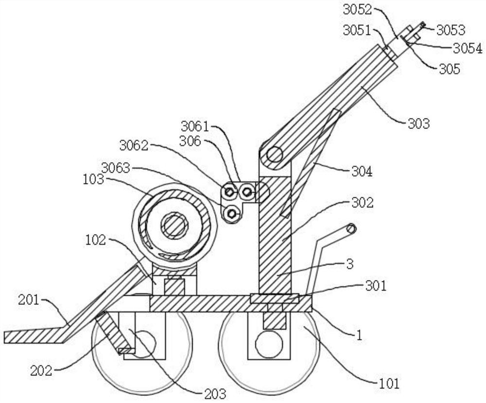 Cable erecting device for electromechanical installation