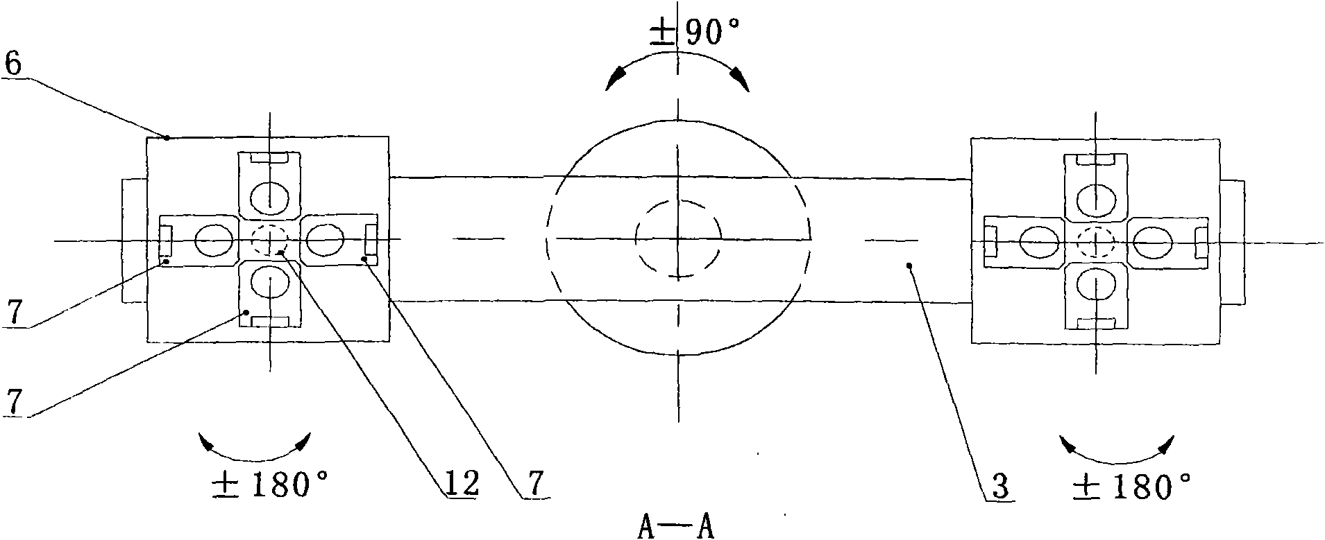 Method and device for preparing film by scanning and vapor deposition