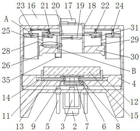 Automobile sealing element sealing performance detection device