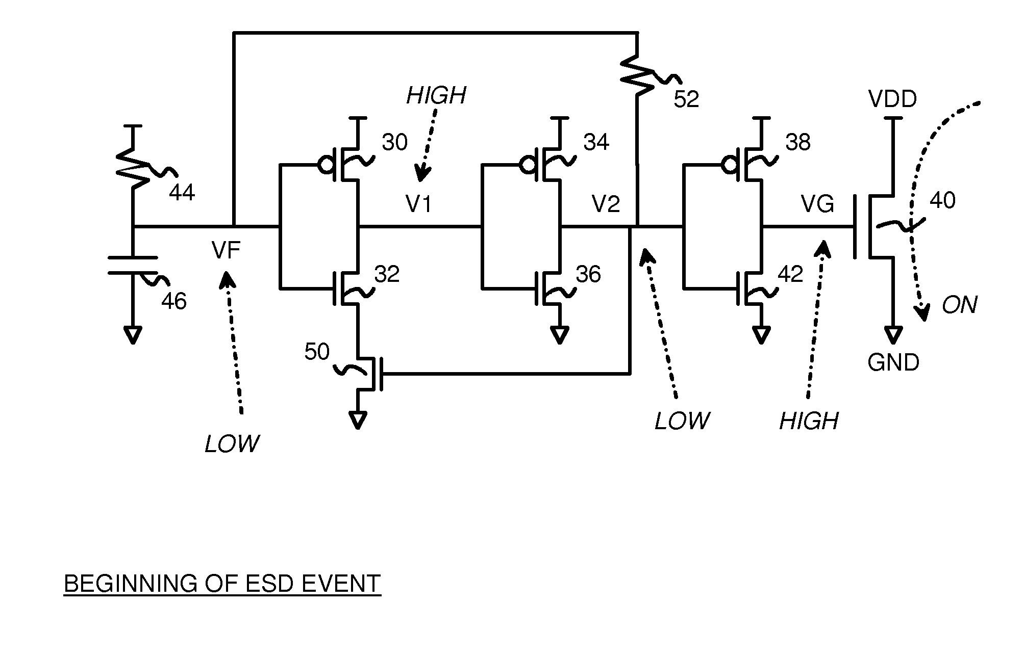 NMOS-Based Feedback Power-Clamp for On-Chip ESD Protection