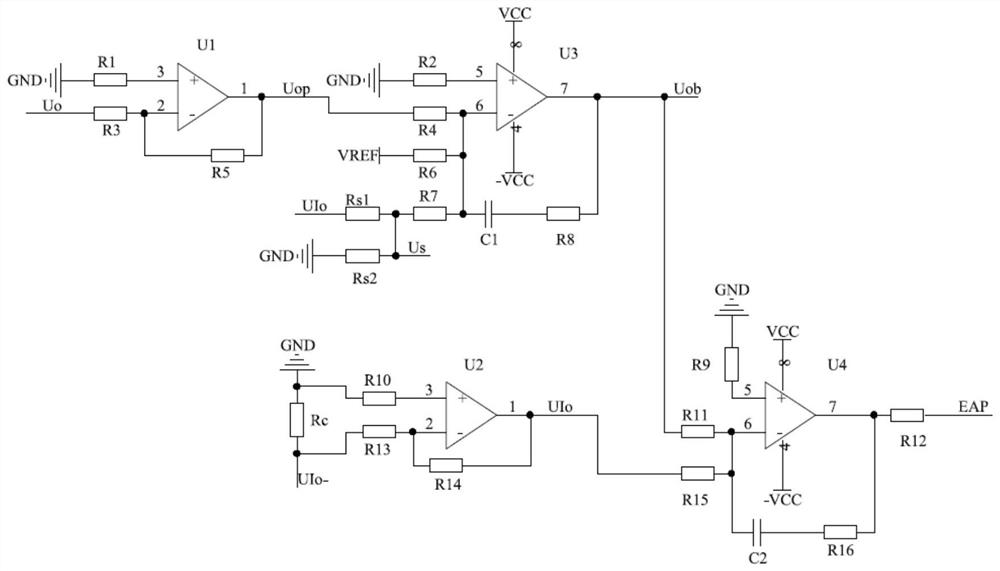 A feedback circuit and feedback method for compensating line loss voltage