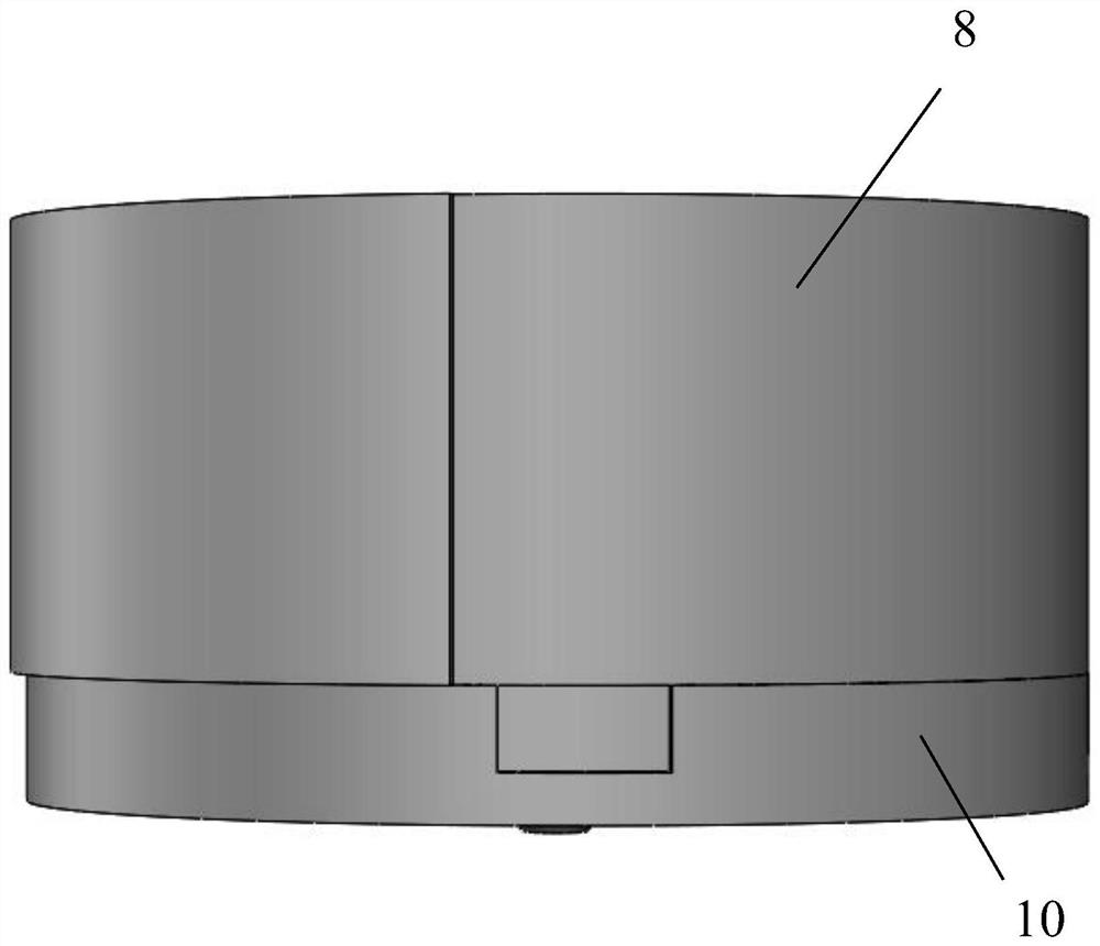 Electromagnetic rotary vibration energy collector