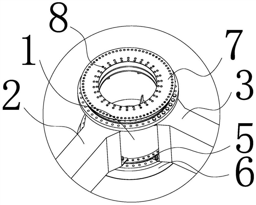 Wind wheel installation platform