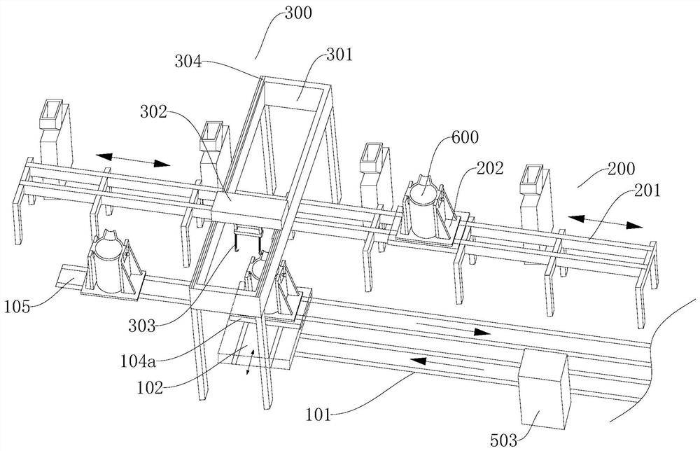 Molten iron transportation line