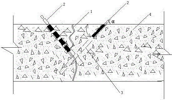 A method for controlling water seepage from concrete floor and wall cracks