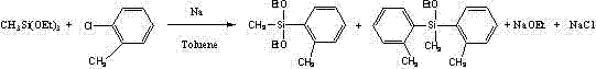 O-benzyldiethoxymethylsilane and preparation method thereof