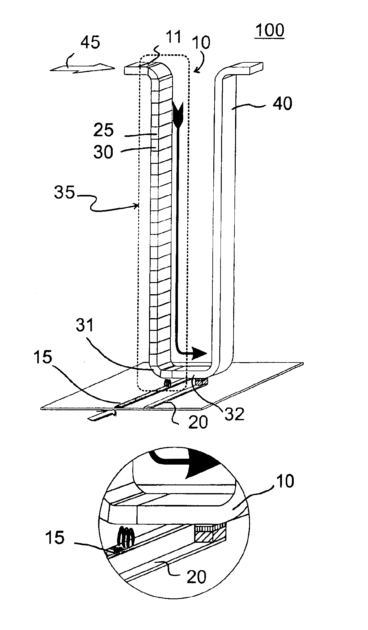 System and method for reading data stored on a magnetic shift register