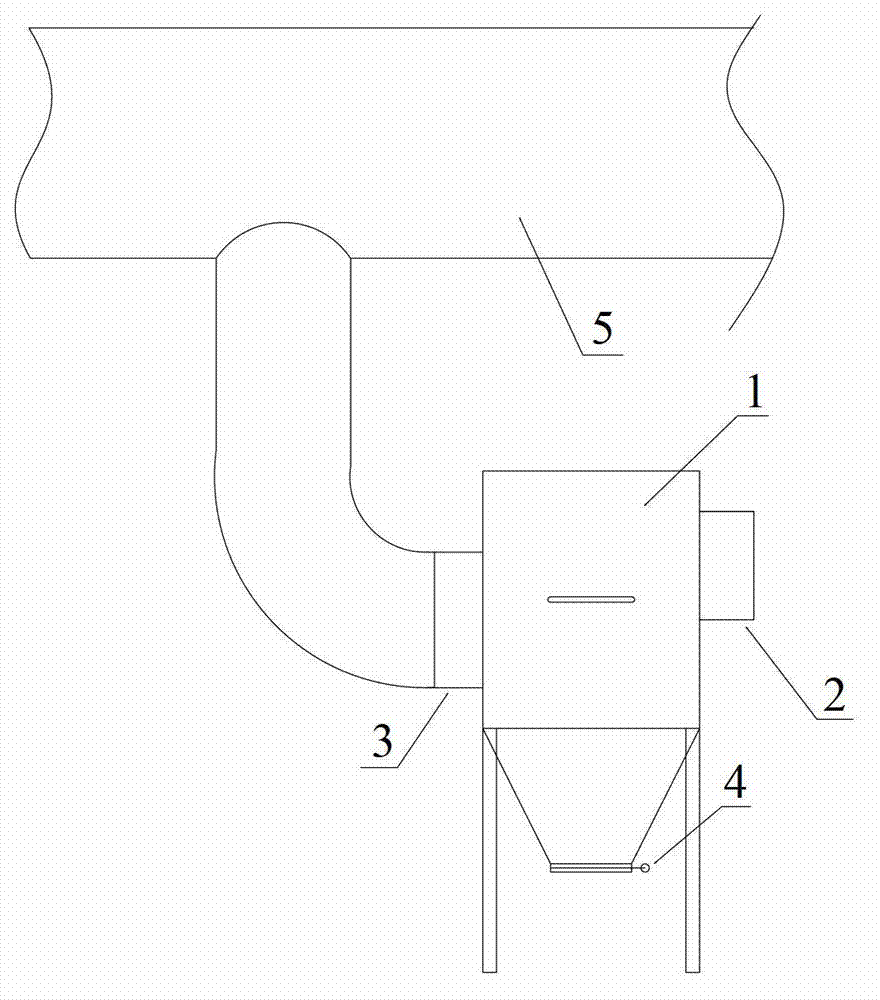 Dust removing system and auxiliary dust removing device