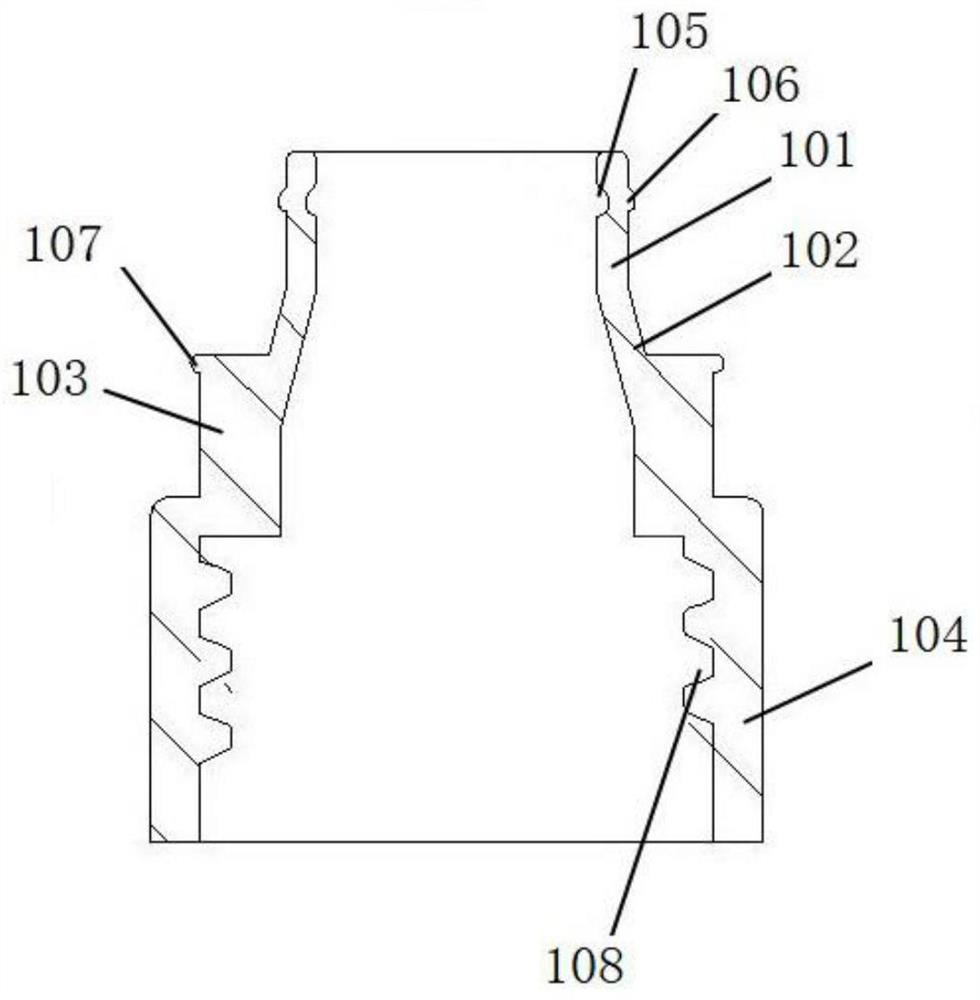 Ball support and ball bottle comprising same