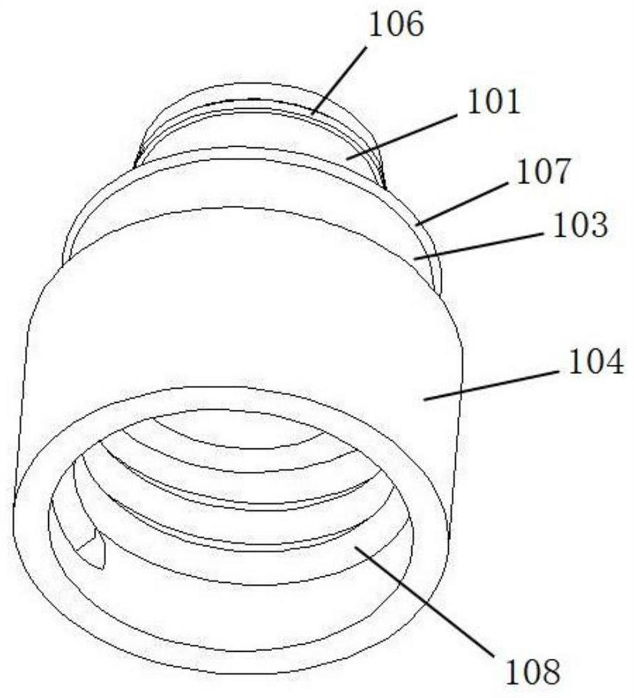 Ball support and ball bottle comprising same