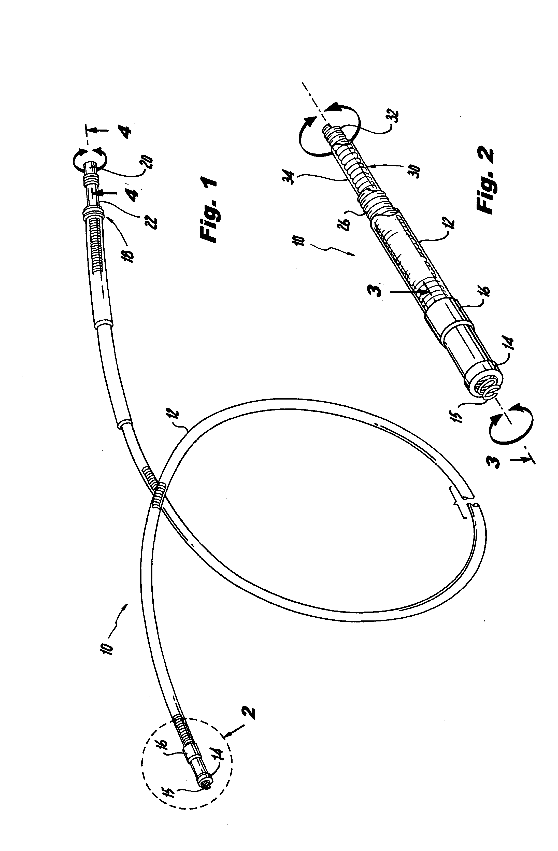 Low profile active fixation cardiac lead having torque transmitting means