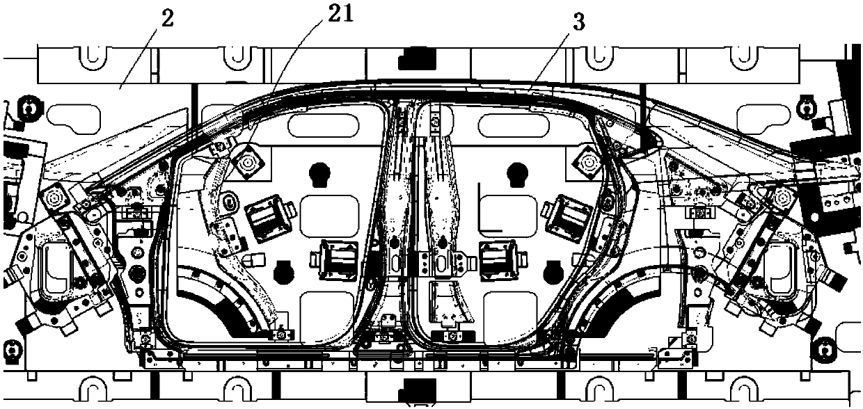 Side body outer board forming die assembly and automobile production line