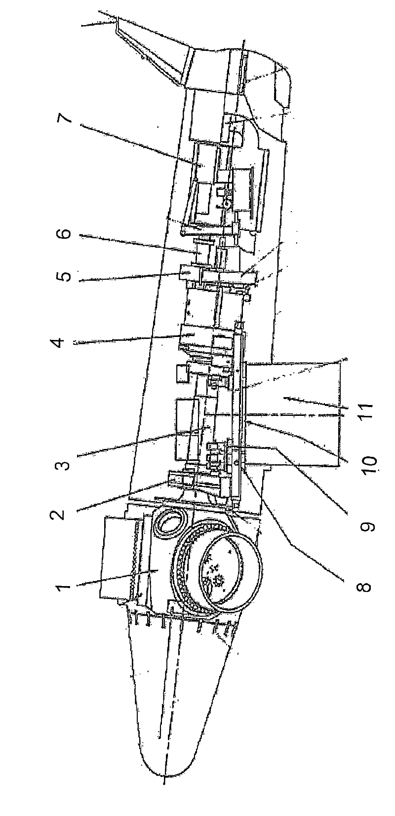 Drive device for a wind turbine