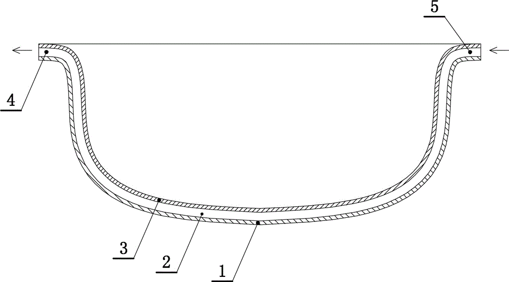 A kind of manufacturing method of steam heating pot