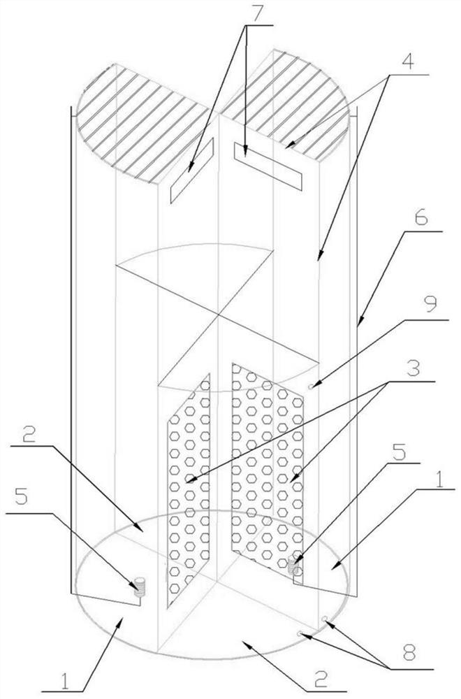 A cross-push flow bioelectrochemical system