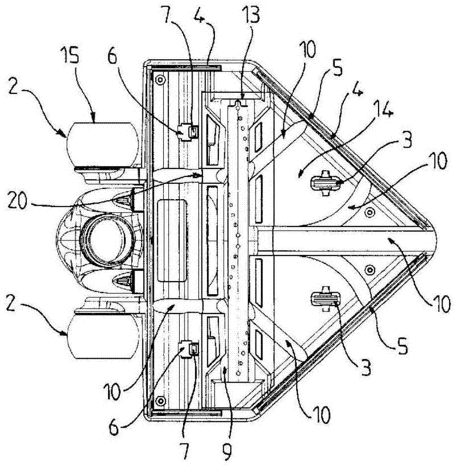 Flap for vacuum cleaner suction head