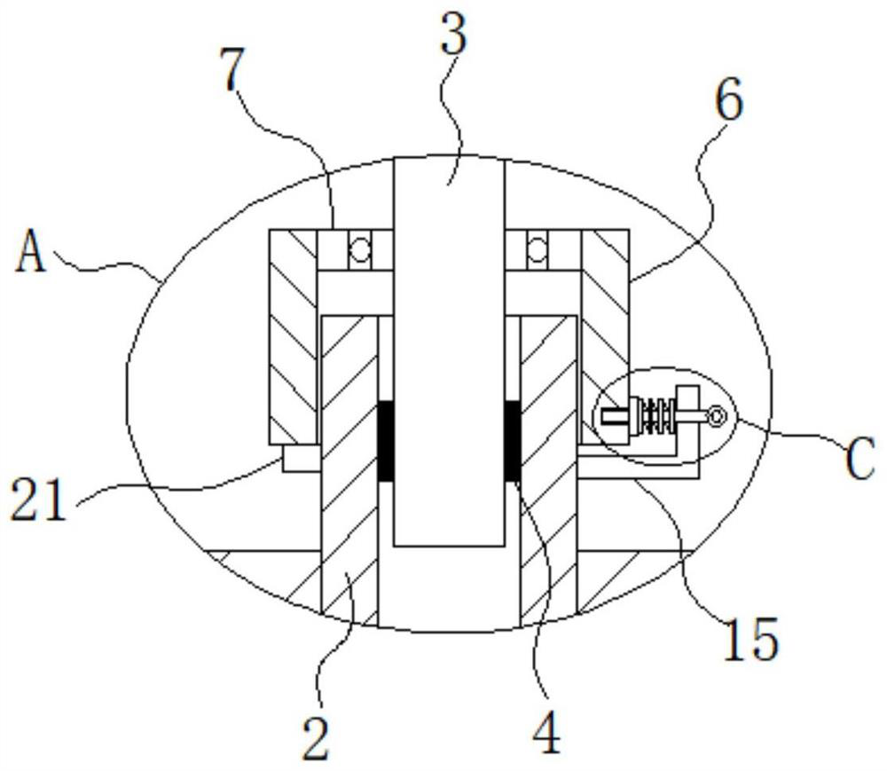 Conveying device for conveying fire-fighting foam liquid